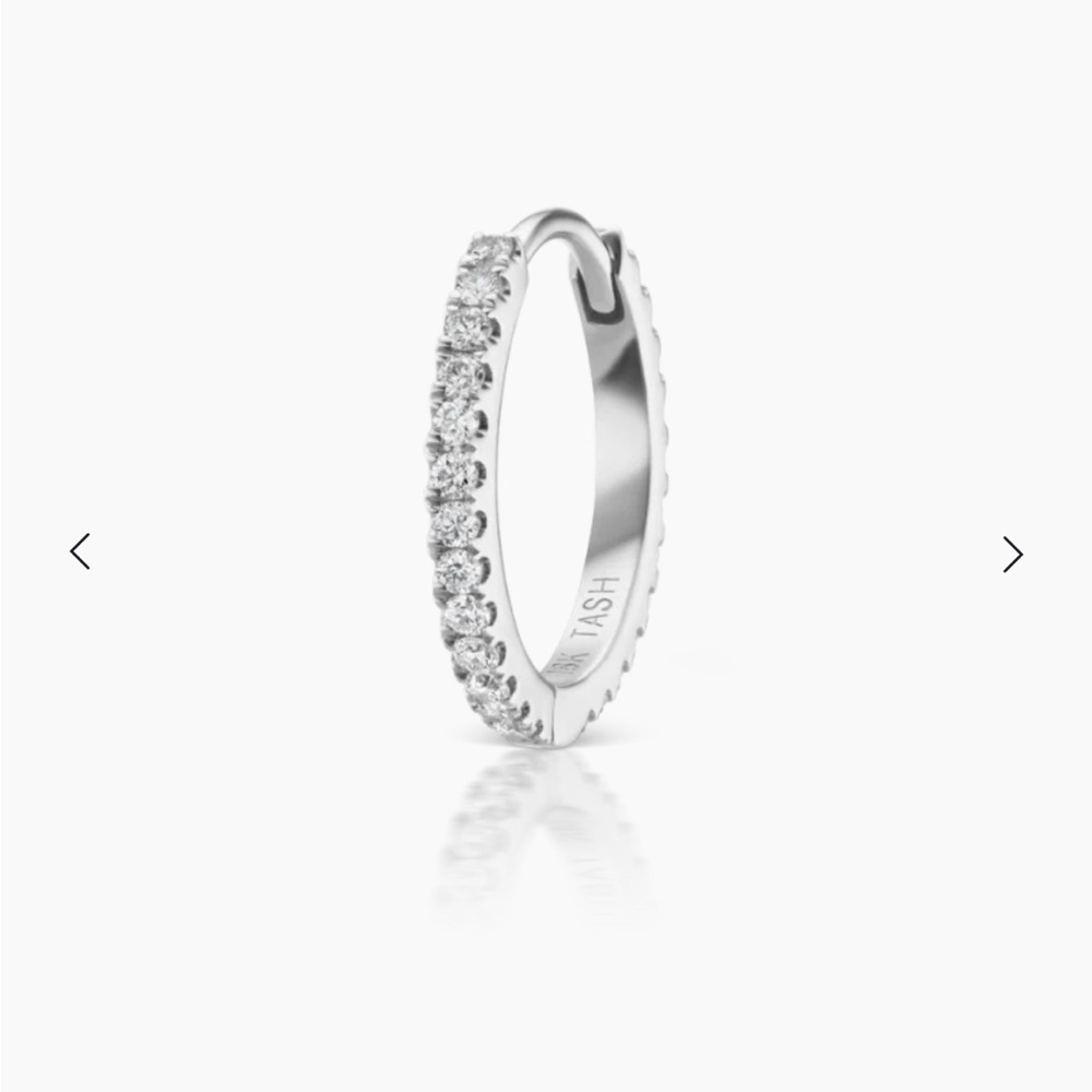 Maria Tash Eternity Diamond Hoop